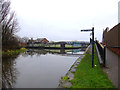 Parting ways on the Leeds - Liverpool Canal at Wigan