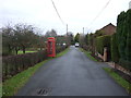 Telephone box on Brook Lane, Burland