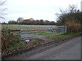 Field entrance off Peckforton Hall Lane