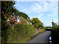 Recent housing in Bagley Lane south of Audlem, Cheshire