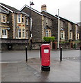 Queen Elizabeth II pillarbox on a Newbridge corner