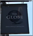 The Globe name sign, Topsham