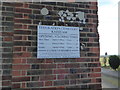 Notice at the entrance to the Federation Jewish Cemetery, Rainham