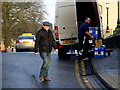 H4572 : Unloading goods, Bridge Street, Omagh by Kenneth  Allen