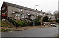 Row of houses on the north side of Newman Road, Trevethin