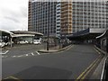 SE2933 : Leeds Station forecourt by Graham Robson