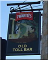 Sign for the Old Toll Bar Inn, Blacburn