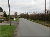 SJ6828 : Road passing through Mill Green by Peter Wood