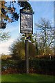 The Peacock (3) - sign, Icknield Street, Forhill, Worcs