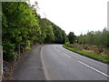 Bend in New Road south of Brymbo