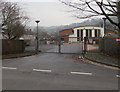 Exit from Risca Primary School into Danygraig Road, Risca