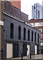 TQ3381 : Former wash house, Old Castle Street by Jim Osley