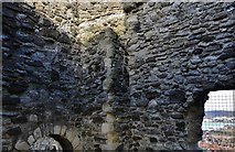 TQ7468 : Rochester Castle: East turret detail by Michael Garlick