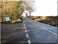 SJ3621 : Road (B4396) at the entrance to Oswestry Caravan and Camping site by Peter Wood