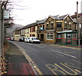 Bridge Street bus stops and shelter, Abercarn