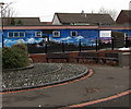 Three benches near Trinant Clinic, Pentwyn