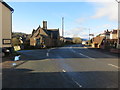 Minor road leaving the B4396 at Pen-y-bont