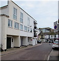 Restricted Zone Parking sign, Somerset Place, Teignmouth