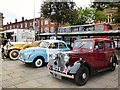 SJ9494 : Classic Cars on Hyde Civic Square by Gerald England