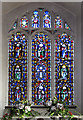 TG2312 : St Margaret's church, Old Catton - east window by Evelyn Simak