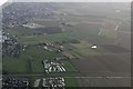 Trusthorpe, ridge and furrow, Wold Grift and Trusthorpe Insough Drains: aerial 2016