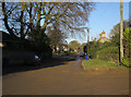 Muddy road through Gazeley