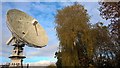 The 42 ft pulsar telescope at Jodrell Bank Observatory