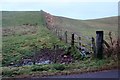 Boundary between arable and stock at Cairndrum