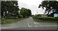 Junction of Broad Lane and First Dig Lane near Stapeley