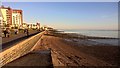 Following the Saffron Trail on seafront at Westcliff