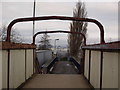 Footbridge in Hillington West station