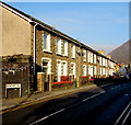 Row of houses, Newport Road, Cwmcarn