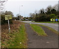 Parking area for police patrol vehicles only, west of Laleston