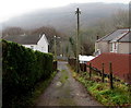 Lane on the west side of High Street, Crosskeys