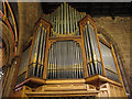 SJ6552 : St Mary, Nantwich: organ case by Stephen Craven