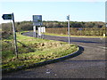 Looking along Muddleswood Road from bridleway