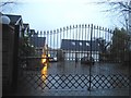 Gated house on Cudham Road, Tatsfield