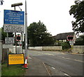 Instructions for the drivers of large or slow vehicles, London Road, Nantwich