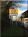 Signpost at Llangynwyd