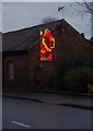 Christmas lights 2016 - Father Christmas in Lion Hill, Stourport-on-Severn