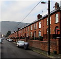 Long row of houses, Nantcarn Road, Cwmcarn