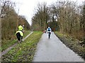 SJ9594 : Trans Pennine Trail at Swains Valley by Gerald England