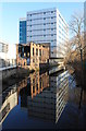 SK3688 : Sheffield City Centre and the River Don by Dave Pickersgill
