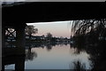 Looking upstream from Staines railway bridge