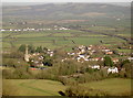 East Brent from the Knoll