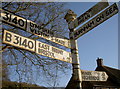 Brent Knoll road signpost