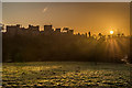 SO5074 : Ludlow Castle at sunrise by Ian Capper