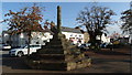 Village cross at Holt near Wrexham