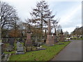 SJ8849 : Burslem Cemetery: 1st class Church of England area by Jonathan Hutchins