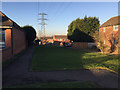 Power lines over Potton Close, Willenhall, southeast Coventry